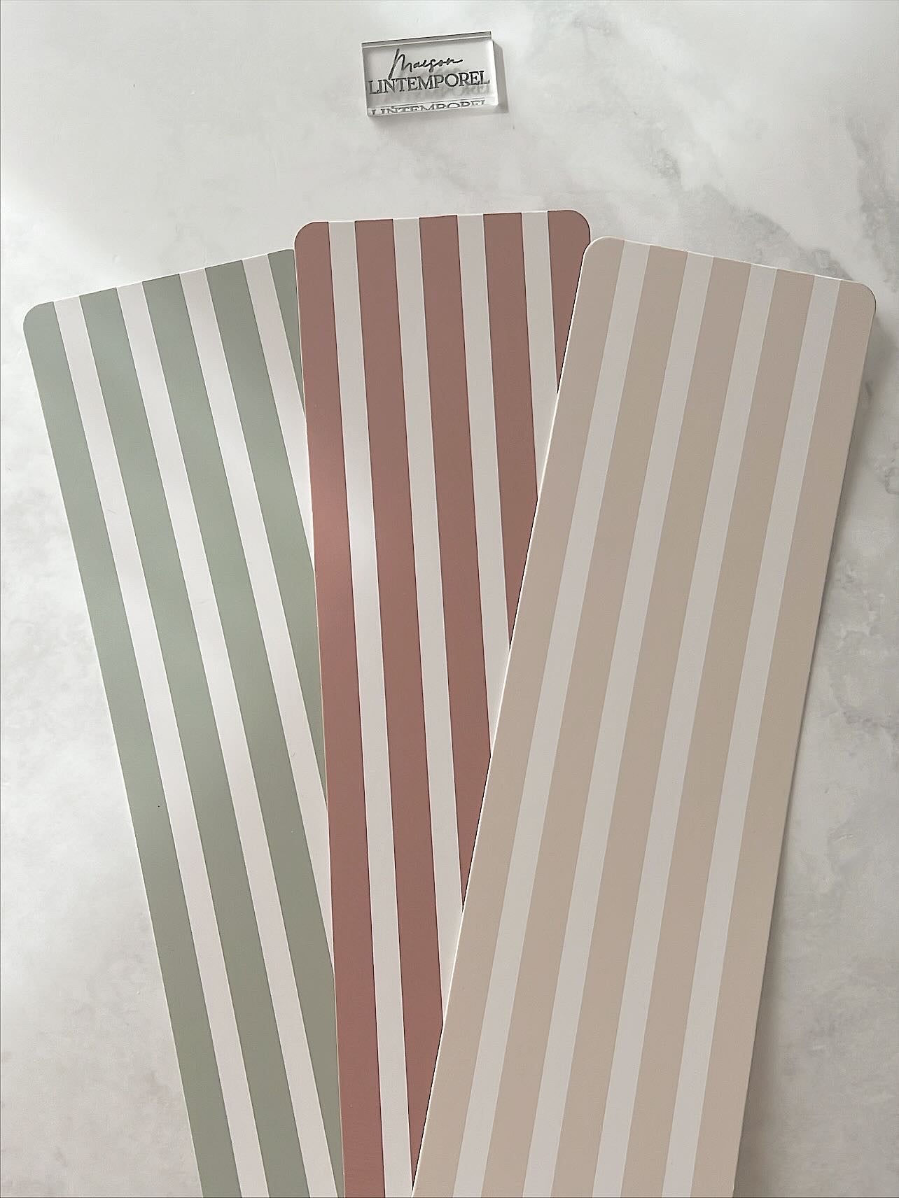 Cartes à mini-biscuits anti-gras Beige ( x12)