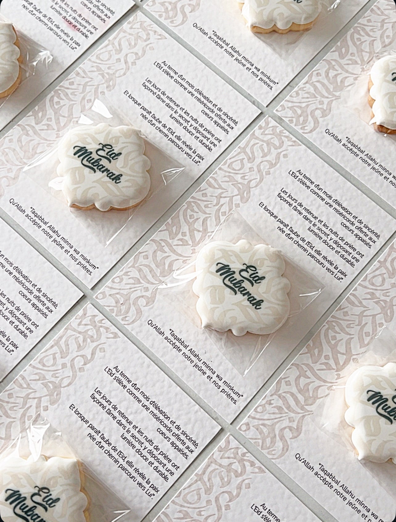 Carte à biscuit "Eïd Mubarak"