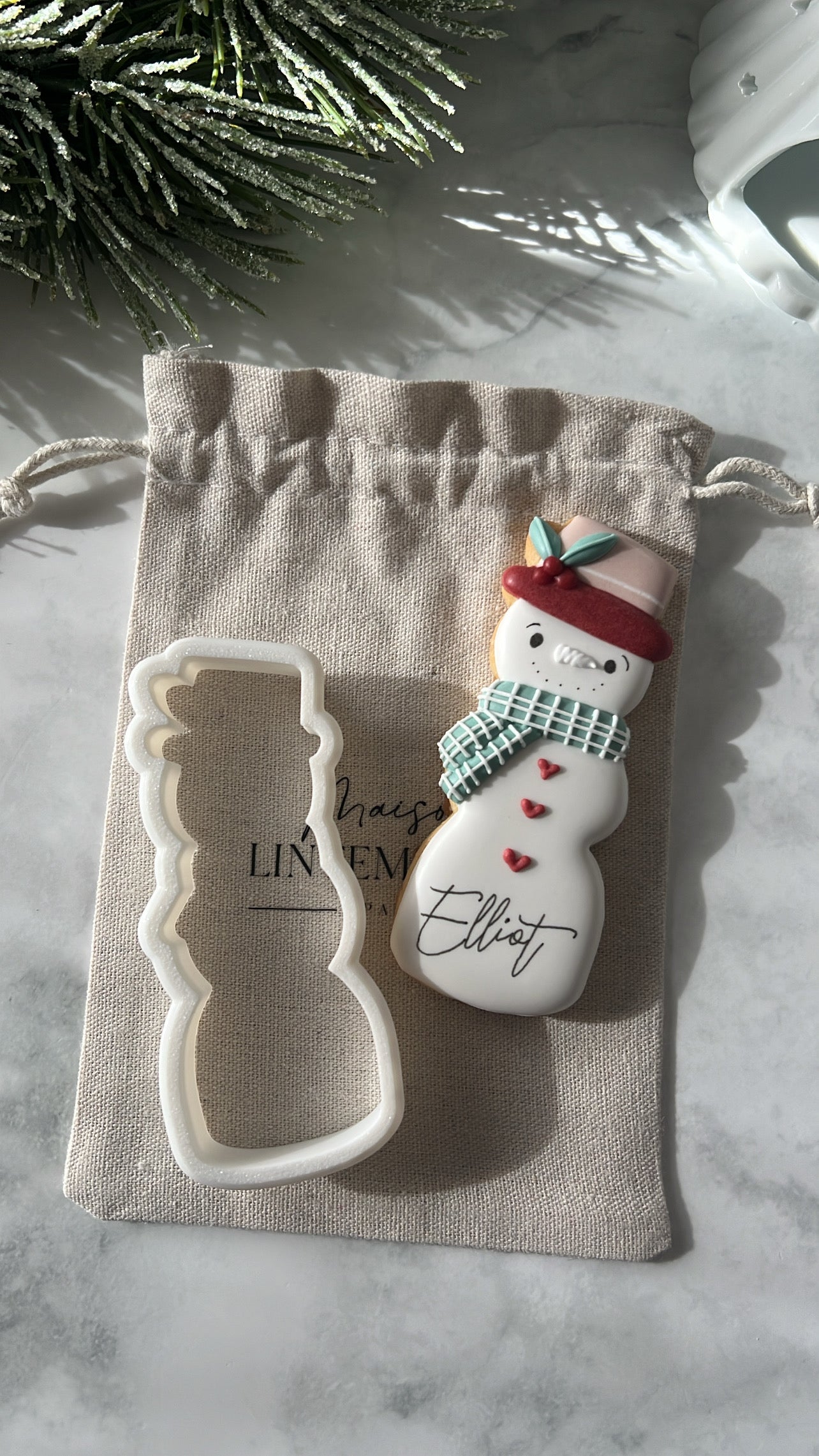 Emporte-pièce - Bonhomme de neige à personnaliser