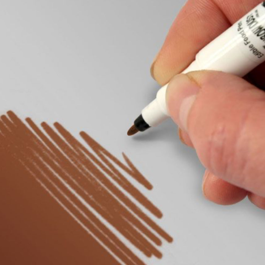 Stylo double pointe chocolat RAINBOW DUST