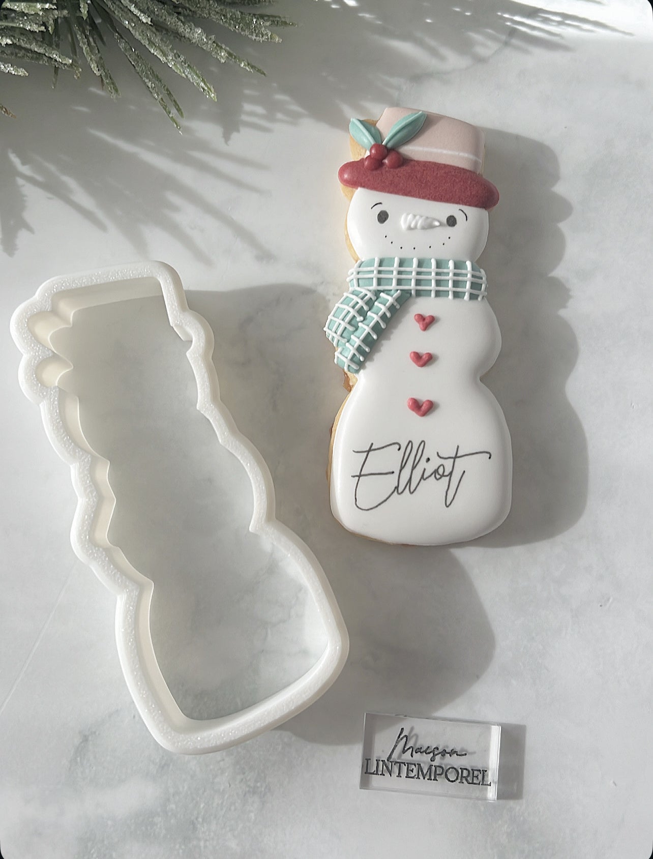 Emporte-pièce - Bonhomme de neige à personnaliser
