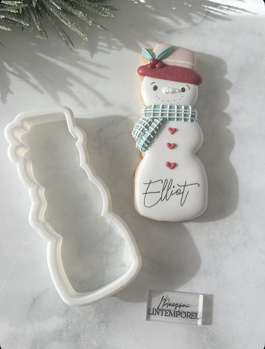 Emporte-pièce - Bonhomme de neige à personnaliser