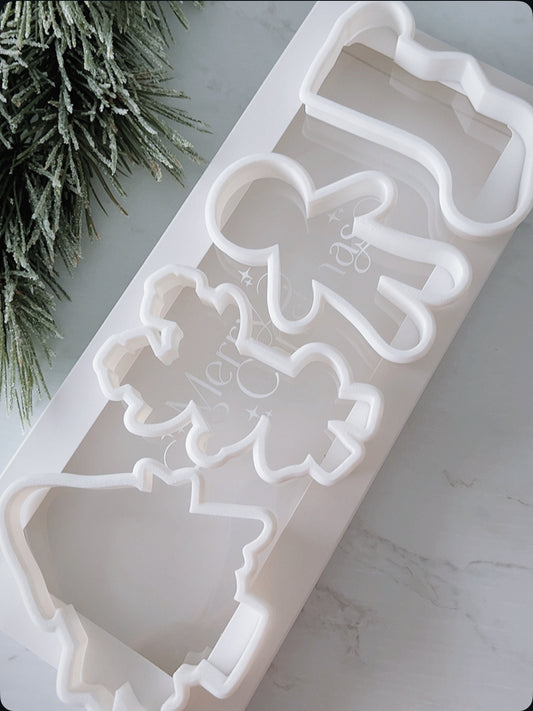 Kit de 4 emporte-pièces Classique de Noël