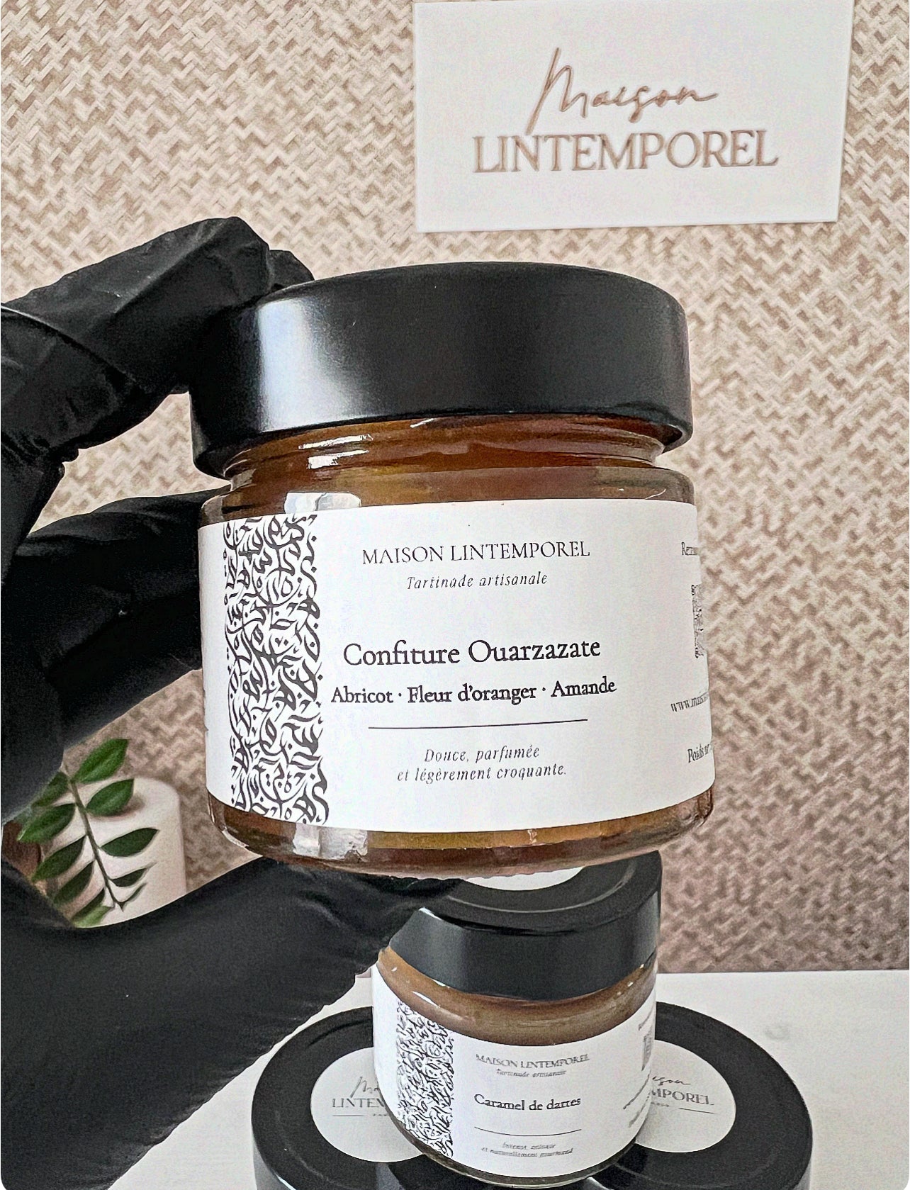 Confiture OUARZAZATE - Abricot, fleur d'oranger & amande ( 180gr )