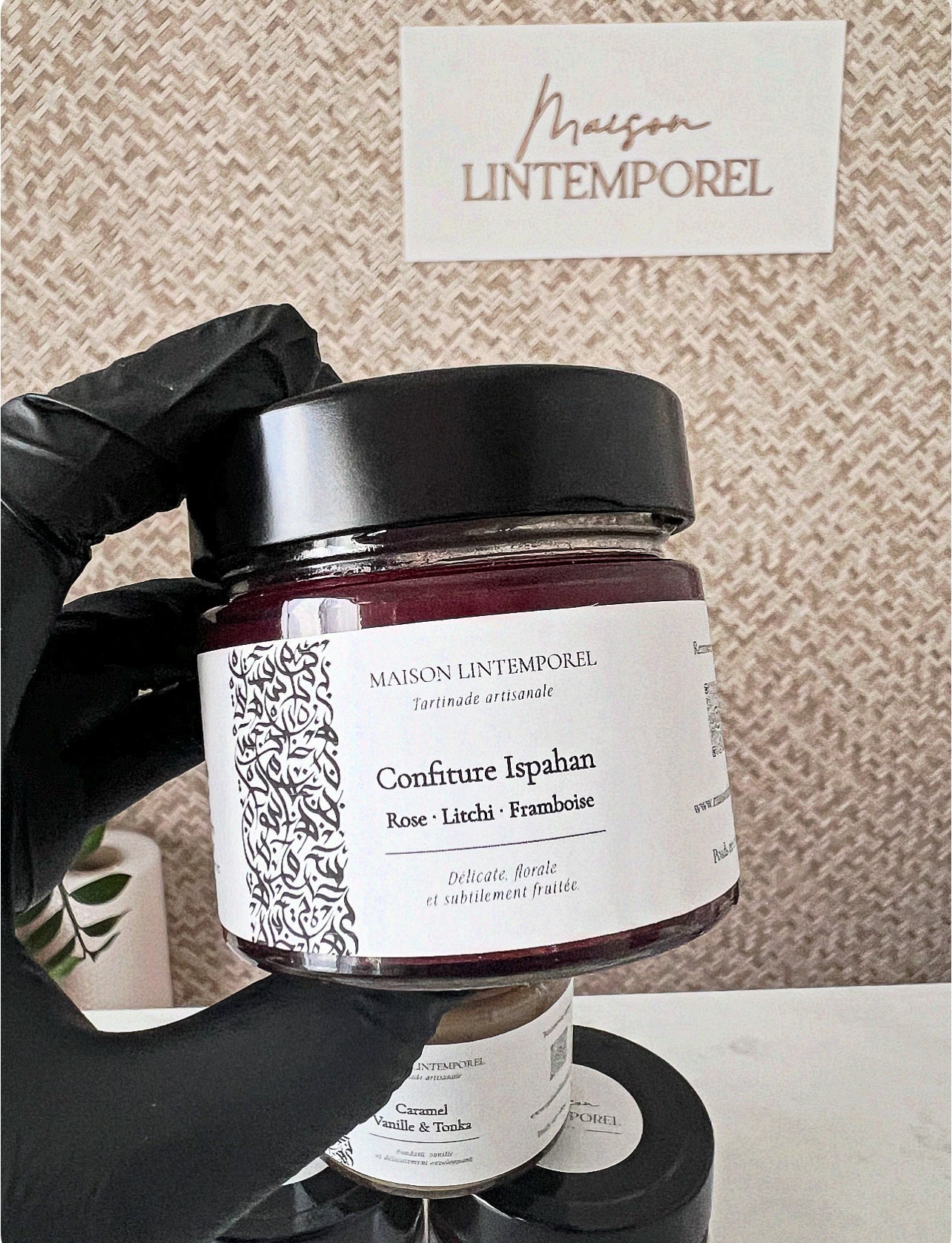 Confiture Ispahan - Rose , Framboise & Litchi ( 180gr )