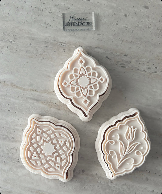 Trio Tampons emporte-pièces Arabesques d'Orient